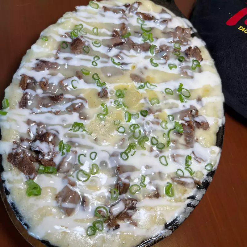 Papa rellena de proteína a elegir