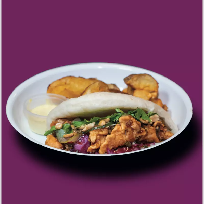 BAO DE POLLO CROCANTE