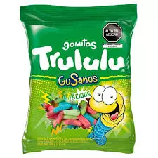 Trululu Gusanos Ácidos 80g
