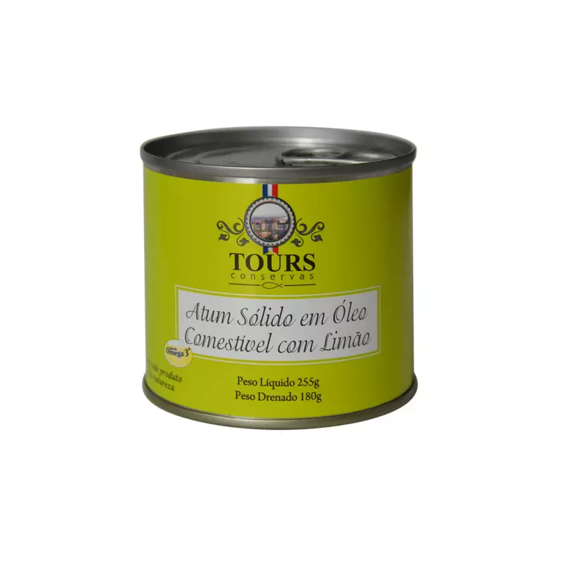 Atum Sólido com Limão em Óleo Com.