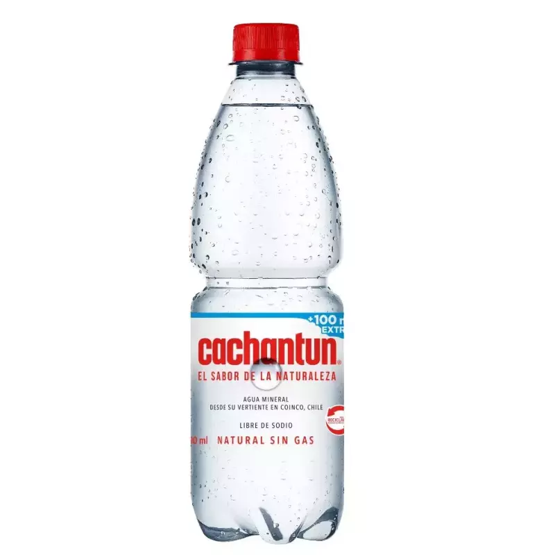 Agua mineral sin gas