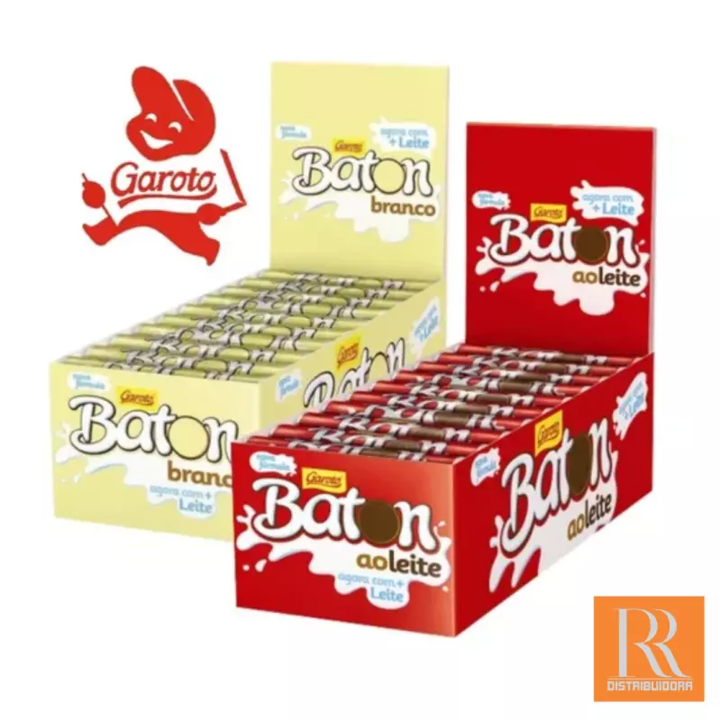 Chocolate Baton Ao Leite Com 30 unid