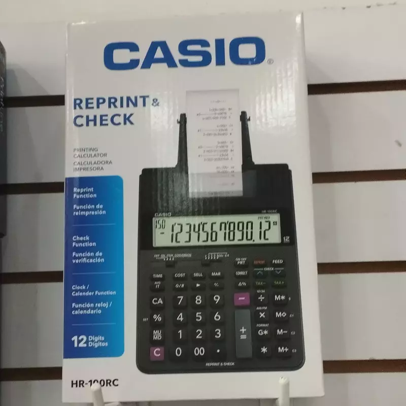 Calculadora con sumadora Casio