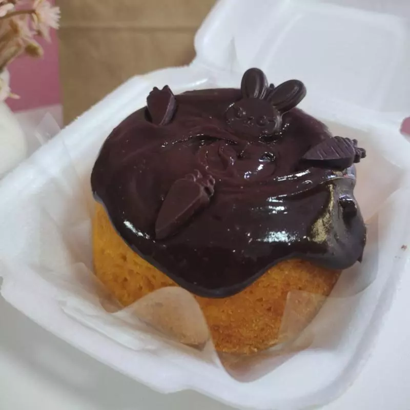 MINI VULCÃO DE CENOURA COM CHOCOLATE