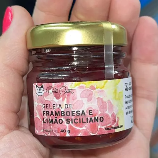Geleia Framboesa e Limão Siciliano