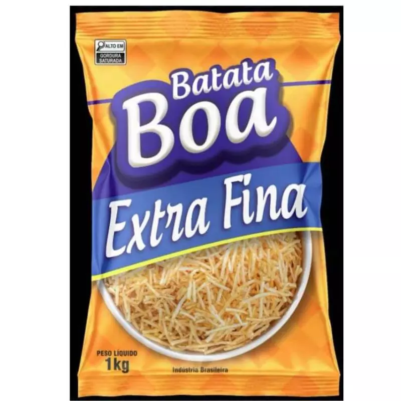 BATATA PALHA BOA  EXTRA FINA  1KG