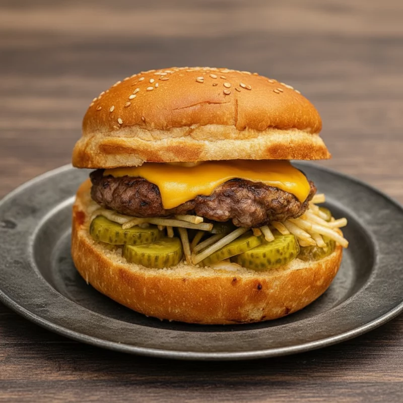 Smash burguer + chpis