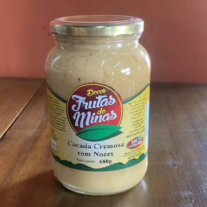 Cocada Cremosa com Nozes 680g