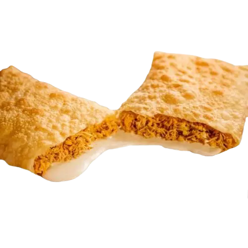 PASTEL DE FRANGO COM QUEIJO