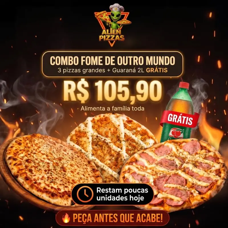 Combo Fome de outro Mundo