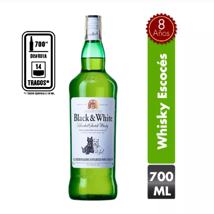Black And White Botella 700ml