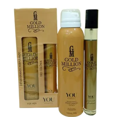 Kit Perfume+Deso. Gold Million