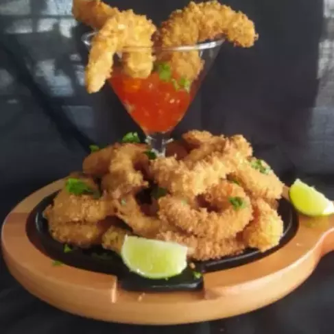 Camarão da Corte na Raquete