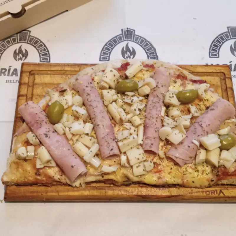 Media Palmitos con Jamon A La Piedra