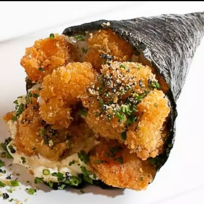 Temaki  camarão empanado