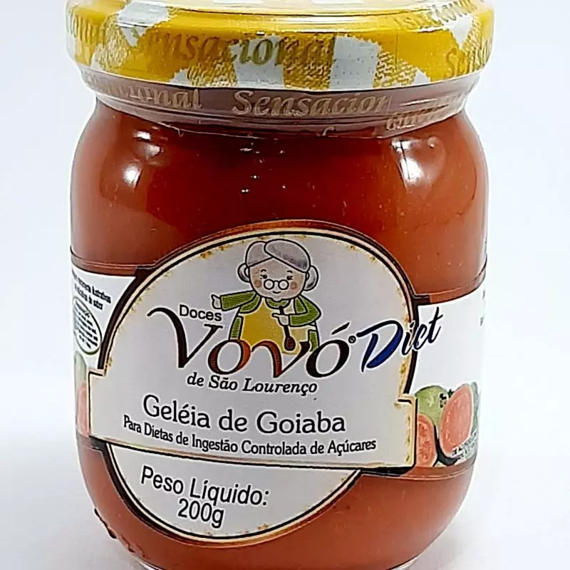 geléia de goiaba diet 200 gr