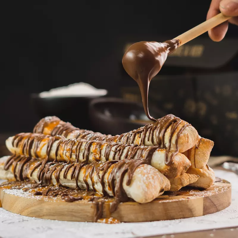 Palos dulce con nutella