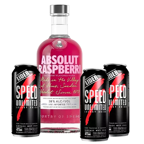 ABSOLUT SABORIZADO + 3 SPEED XL