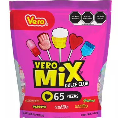 Bolsa de paletas Vero Mix c/65