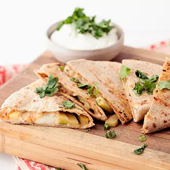 QUESADILHA - ABOBRINHA e MUSSARELA