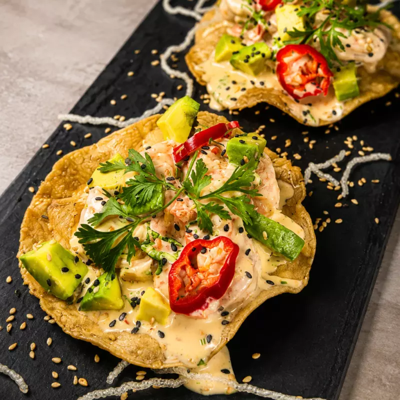 Tostadas Perronas