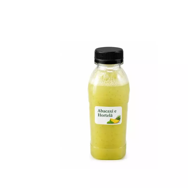 SUCO NATURAL ABACAXI E HORTELÃ