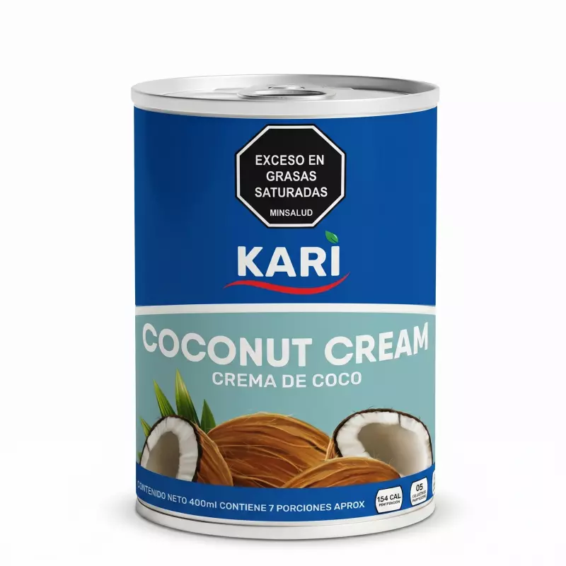 crema de coco 400ml x 24 unds