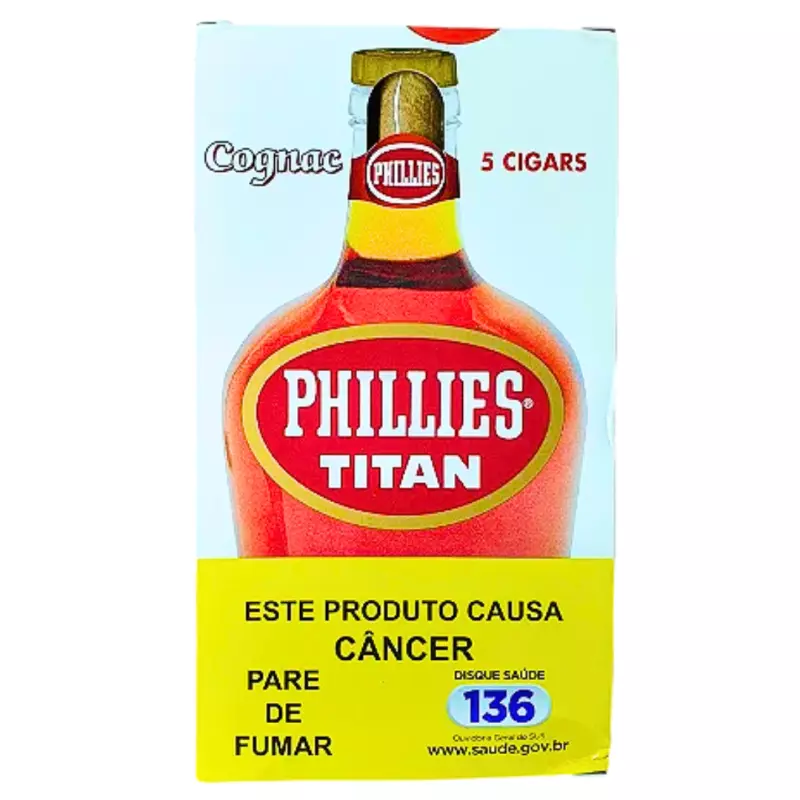 Charuto Phillies Titan Conhaque