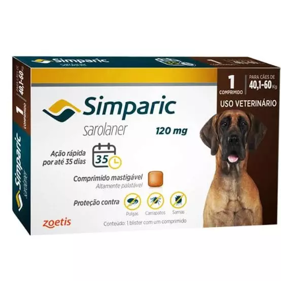 SIMPARIC CÃES 40 A 60 KG UN (376)