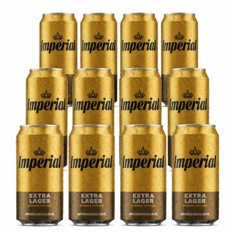 Cerveza Imperial Lager 473cc x12