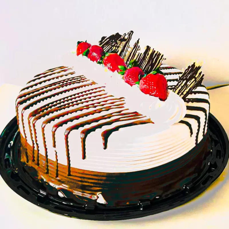 Selva negra con fresas