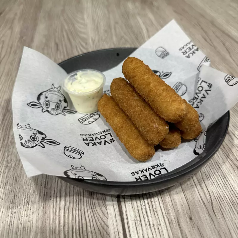 Deditos de mozzarella