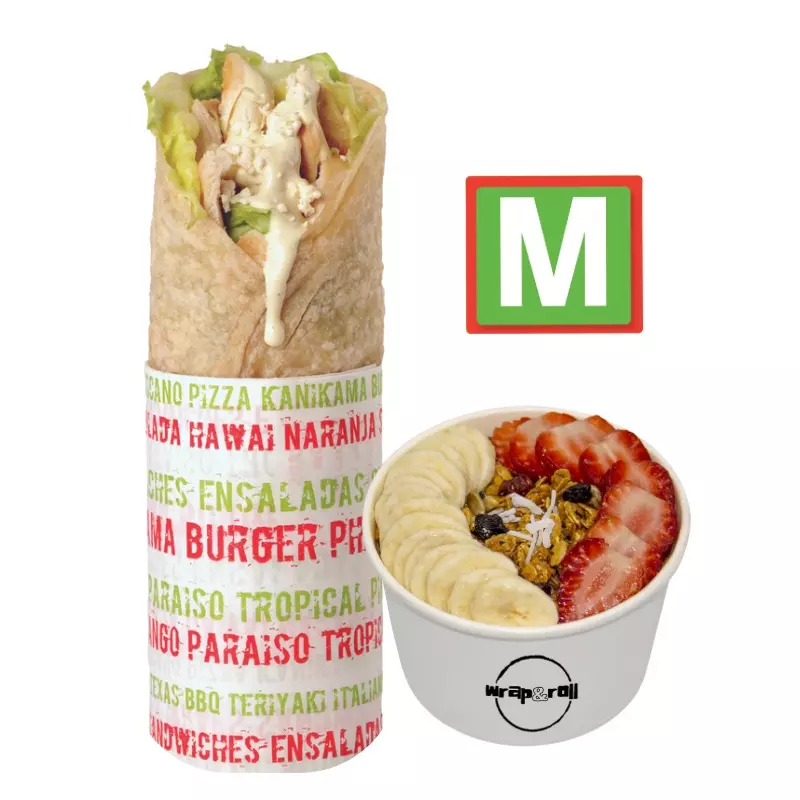 Wrap M + Smoothie Bowl