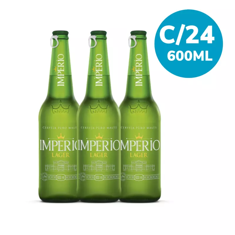 Caixa C/24 Império Lager 600ml