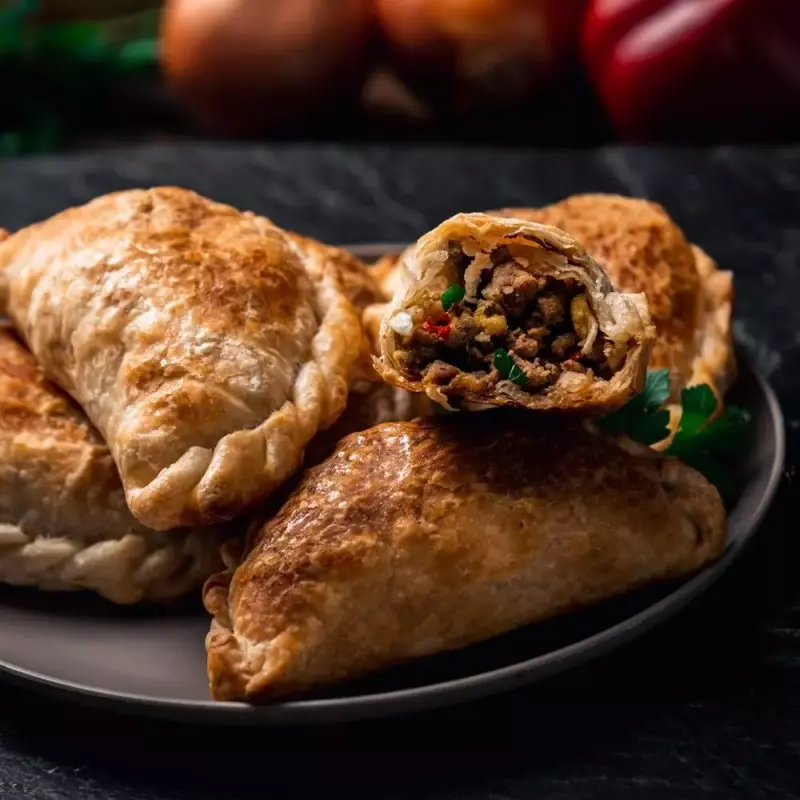 Trio de empandas de la Casa