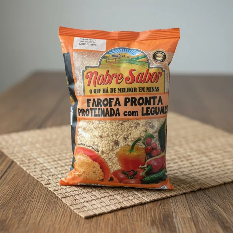 Farofa Proteinada com Legumes