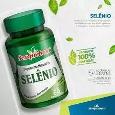 Selênio 60 cápsulas - 500mg