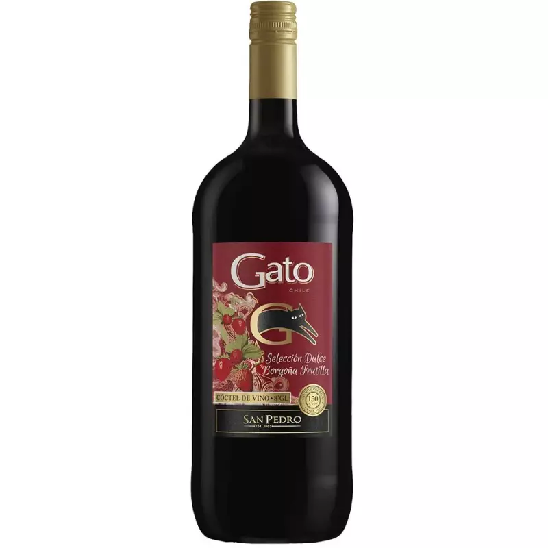 Vino Gato Dulce Borgoña Frut bot 1.5