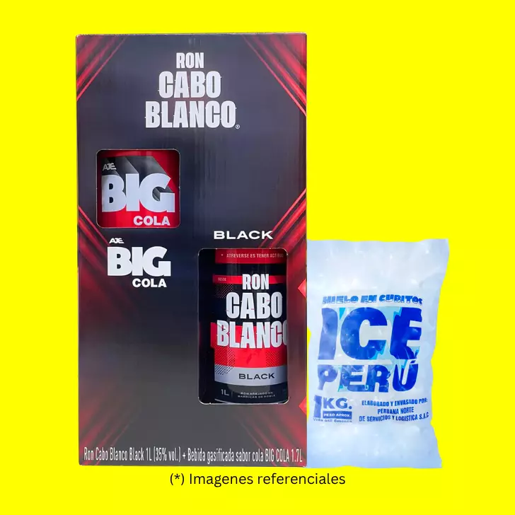 Pack Ron Cabo Black + Big Cola