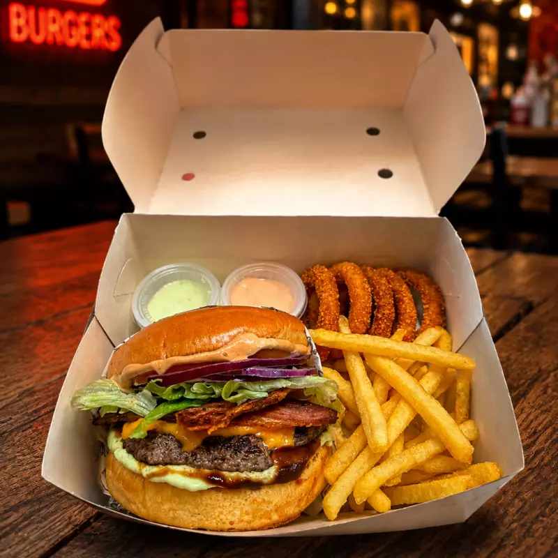 BOX CHEDDAR BACON 1 PESSOA 😍