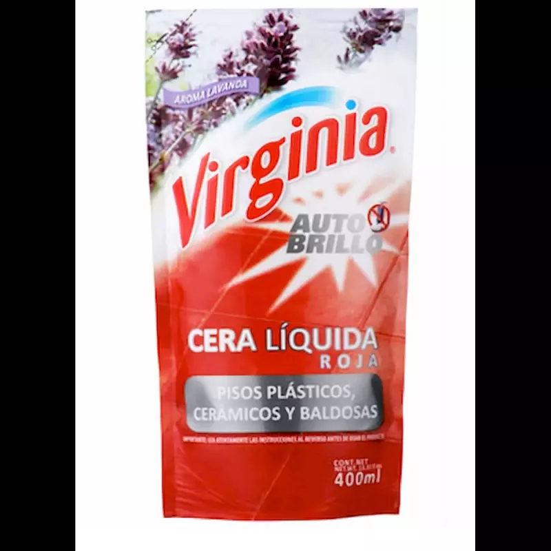 Cera líquida roja doypack 400ml