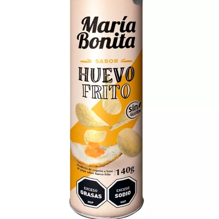 PAPAS TUBO HUEVO FRITO X 140g