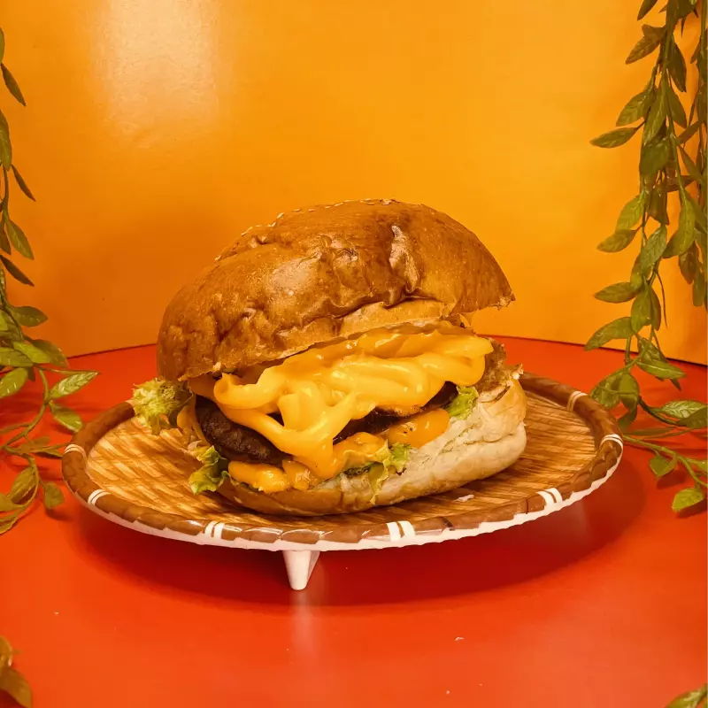 2x DOIS  Cheddar Burguer Duplo