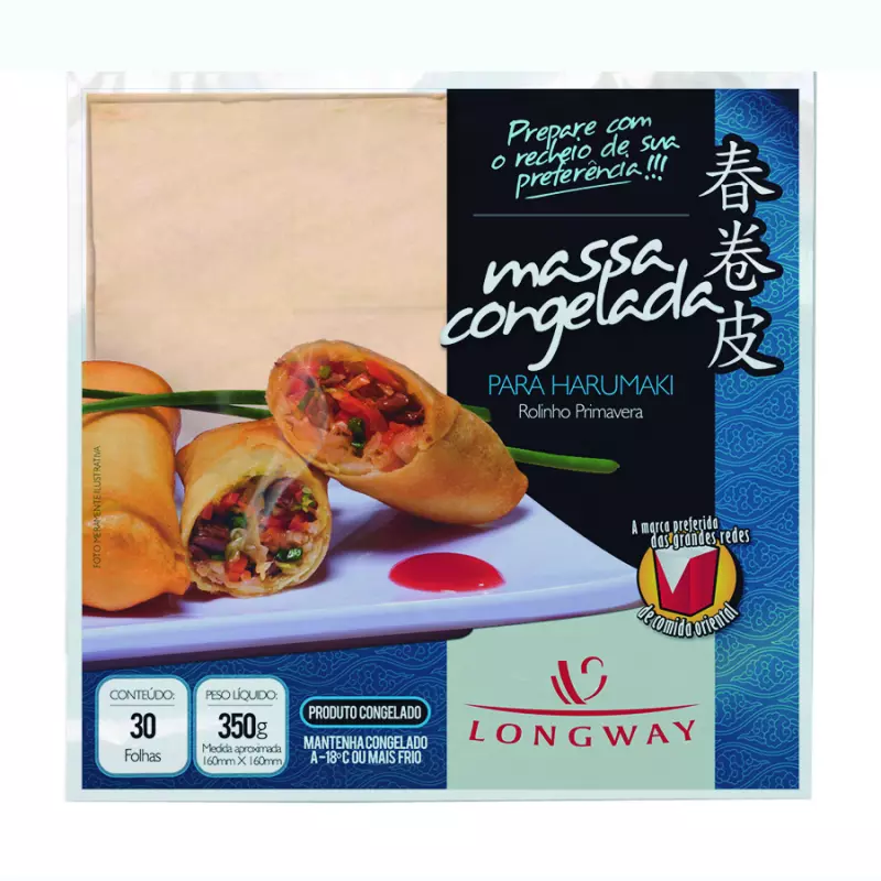 Massa de harumaki Congelada 360G