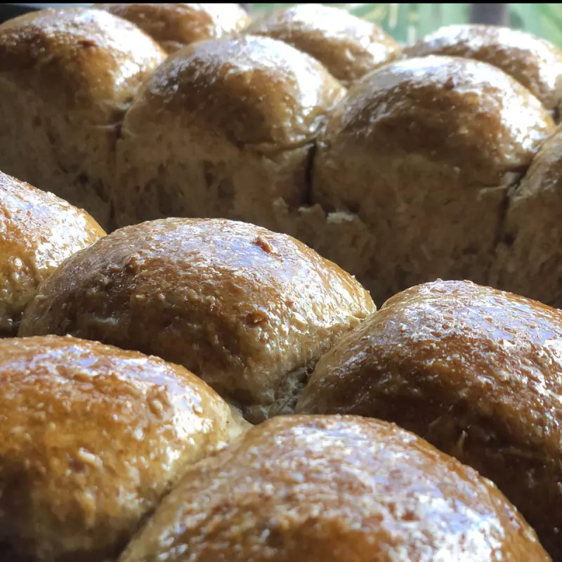 Bonetes de coco masa madre