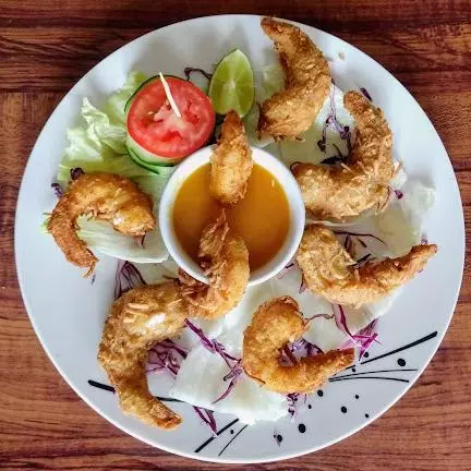 Camarones al coco