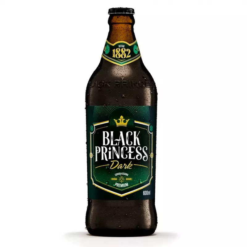 CERVEJA BLACK PRINCESS DARK 600ML