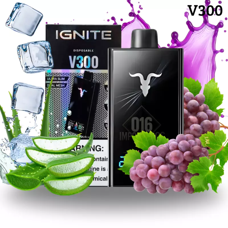 IGNITE V300 ALOE GRAPE ICE