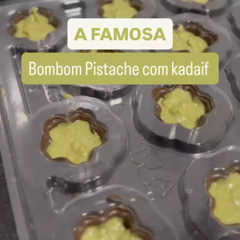 Bombom Pistache com Kadaif