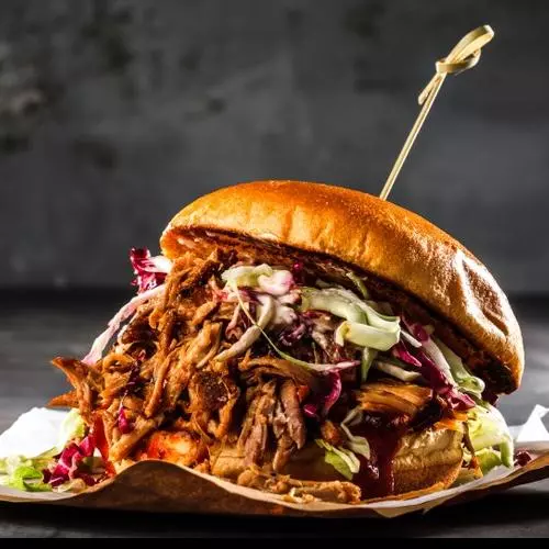 Hamburguesa pulled Pork